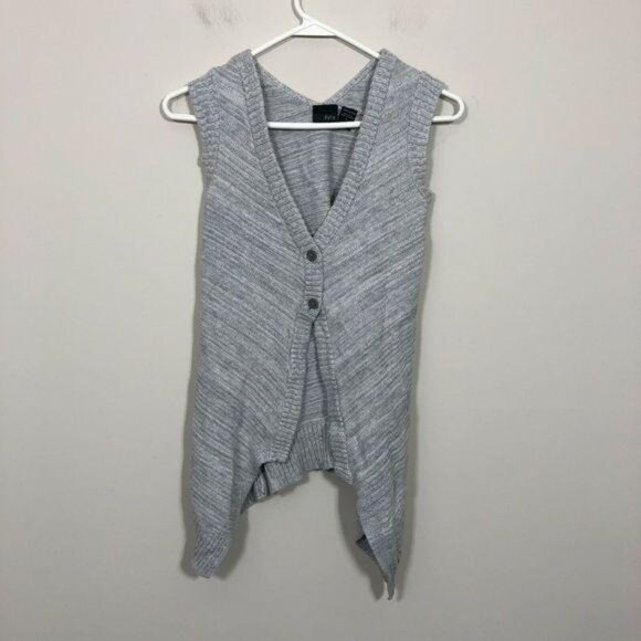 Daytrip Size Small Gary Sleeveless 2 Button‎ Boho Sweater Vest - Picture 1 of 3